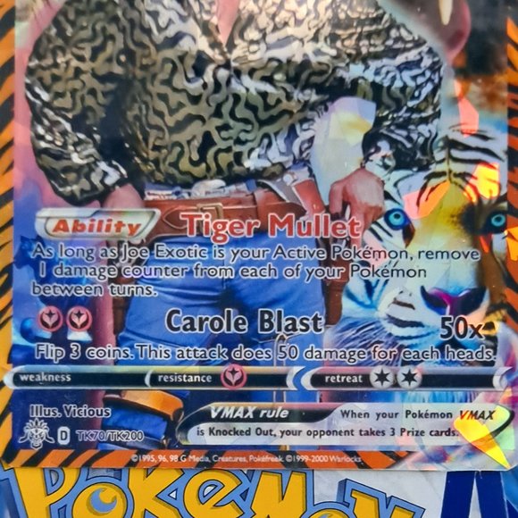Tiger King Pokemon Card - Joe Exotic - Picture 6 of 8